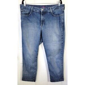 NYDJ High-Rise Ankle Jeans Size 14W